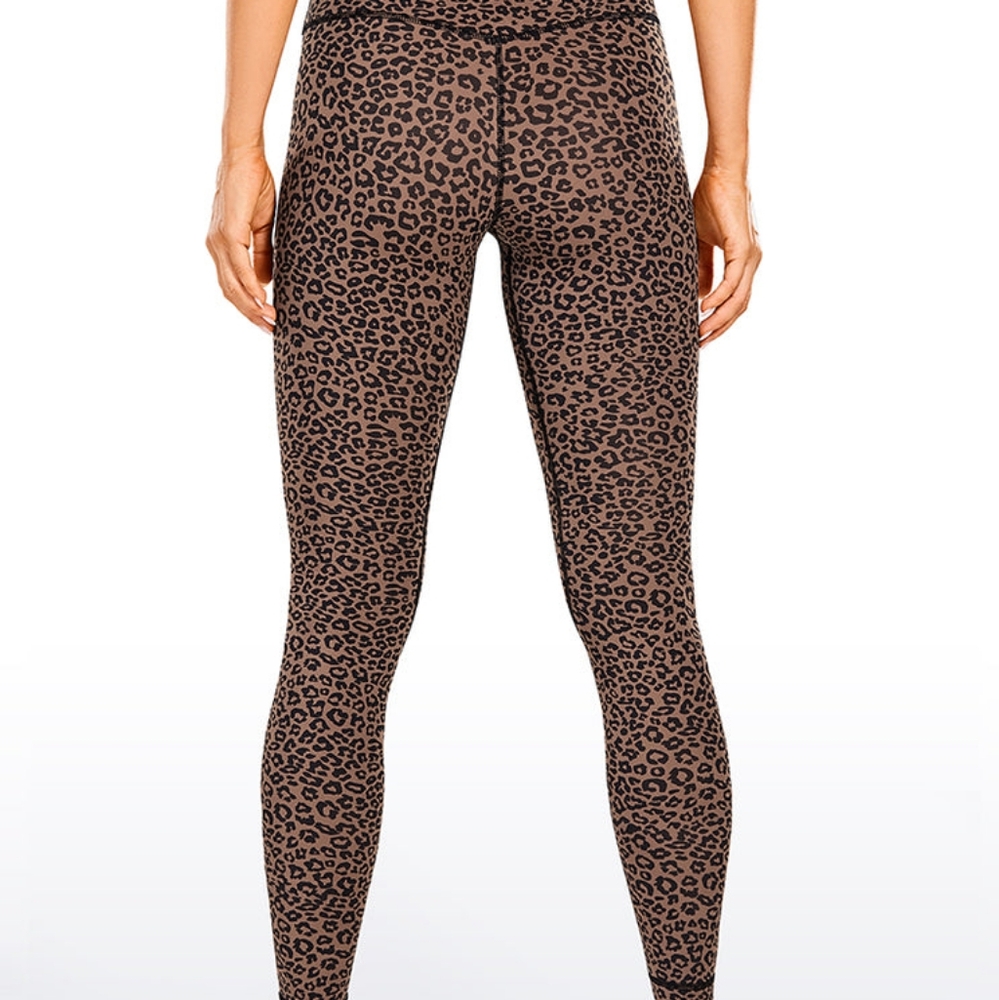 NWT CRZ Yoga Pants S Leopard print Nakedfeel Leggings